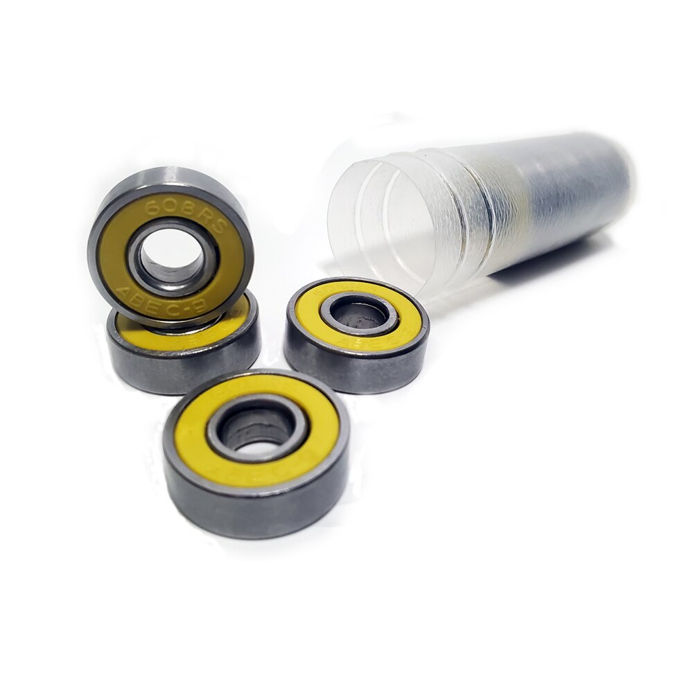 10Pcs 608 2RS ABEC-9 Skateboard Wiel Roestvrij Lager 8X22X7Mm Stalen Lagers Skate board Roller Accessoires