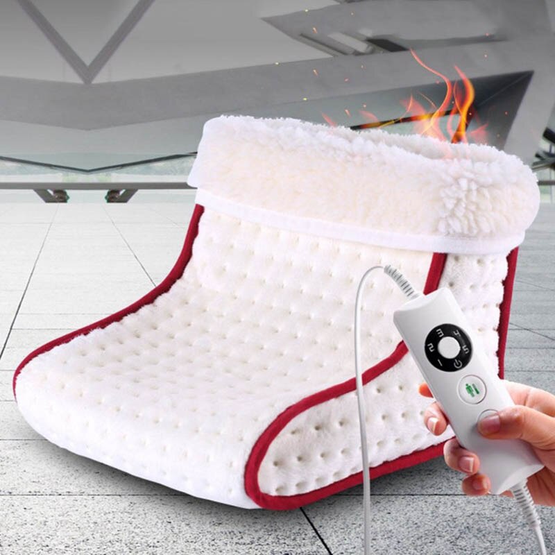 Elektrisk opvarmet sæde varm fodvarmer opvarmningspude vaskbar varme kontrolindstillinger varmere pude termisk fod varm massage