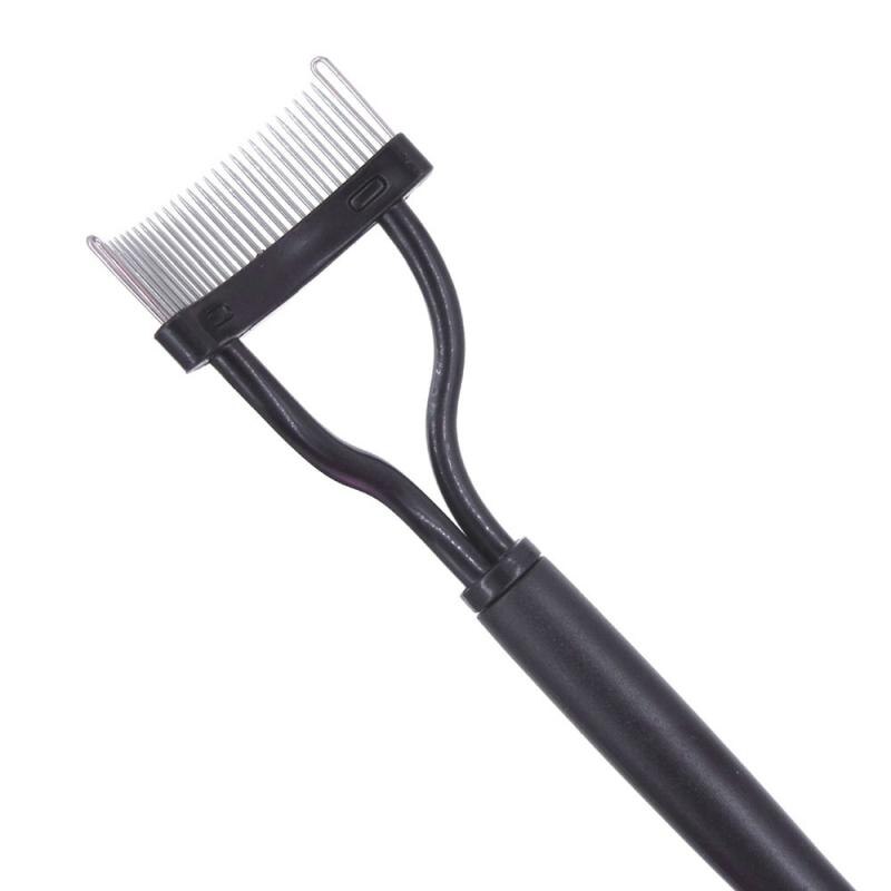 Separador de peine para pestañas, cepillo de Metal para rímel, herramientas de maquillaje AR1