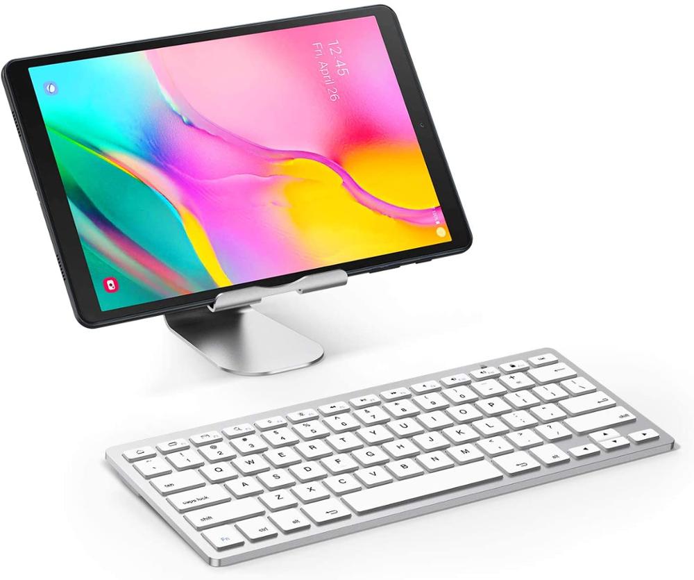 Ultra-Slim Wireless Bluetooth Keyboard for Samsung tablet Smart phone Huawei Android Windows System