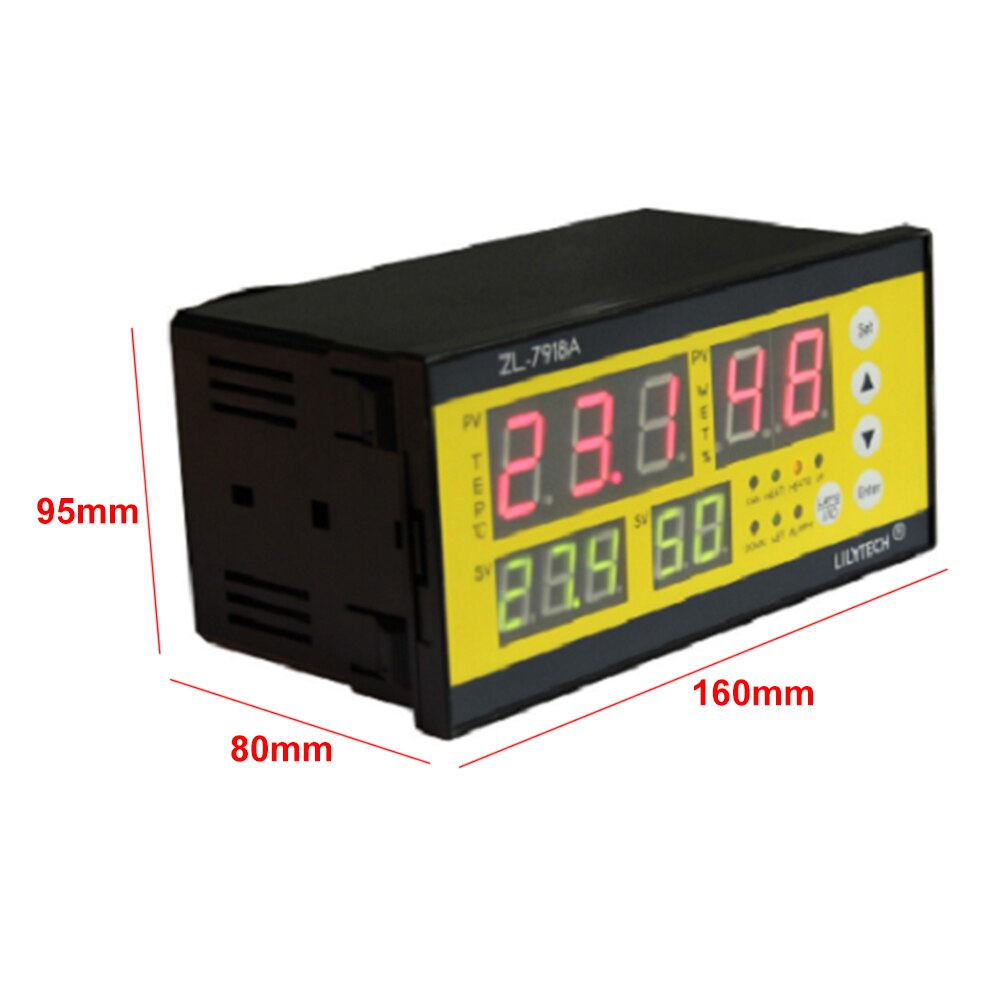 Incubator Controller Accessories Temperature Humidity Sensor Digital Multifunction Automatic Parts Alarm Hatchery Easy Install