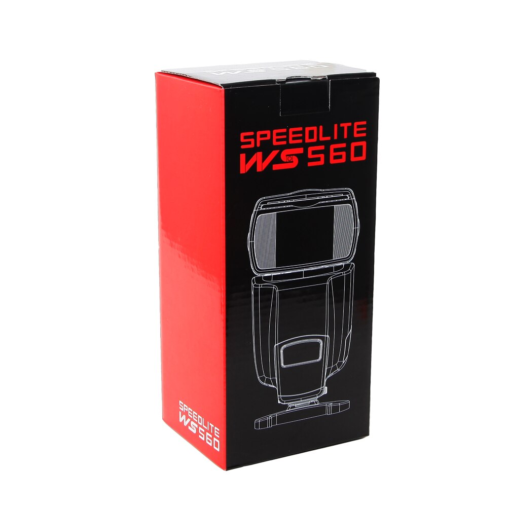 WANSEN-Flash Speedlite WS-560 ws560 para cámara, luz de flash para NIKON D3100, D5100, D7000, Canon 60D, 600D, 650DV, 70D, novedad,