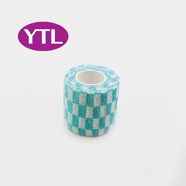 Bandage d'emballage pour animaux de compagnie, respirant, auto-adhésif, élastique, animal de compagnie, chien, chat: Bleu