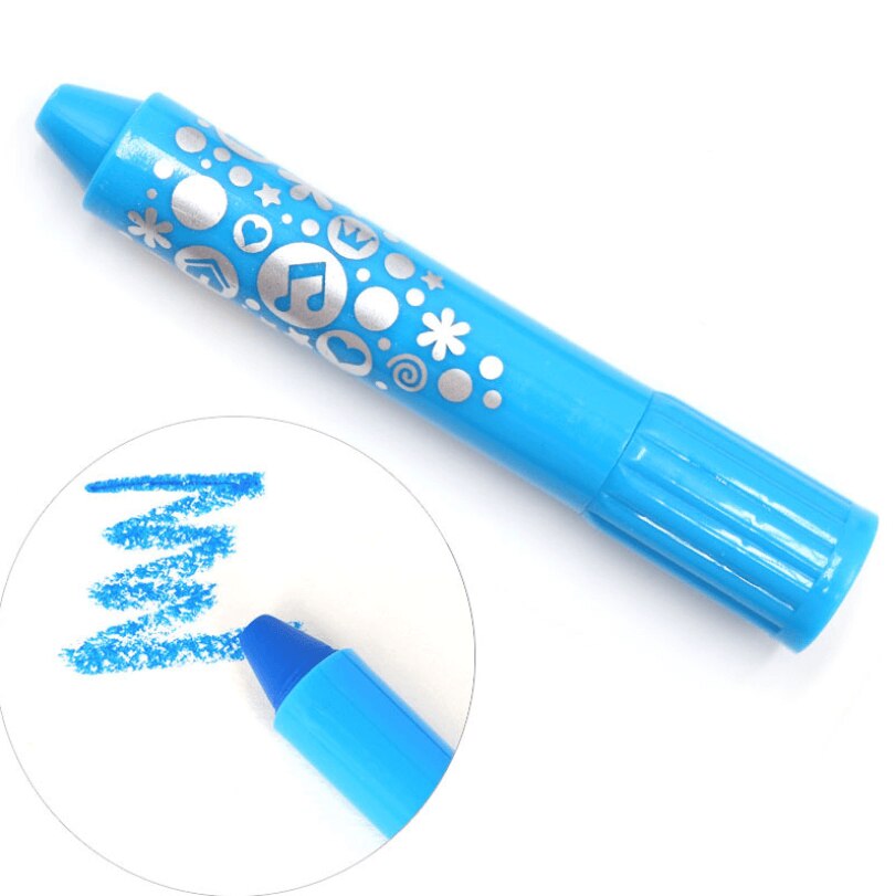 Washable Magic Marker Pen Oil Painting Stick Rotating Crayon Water-soluble Kindergarten Graphic Art Material: 5