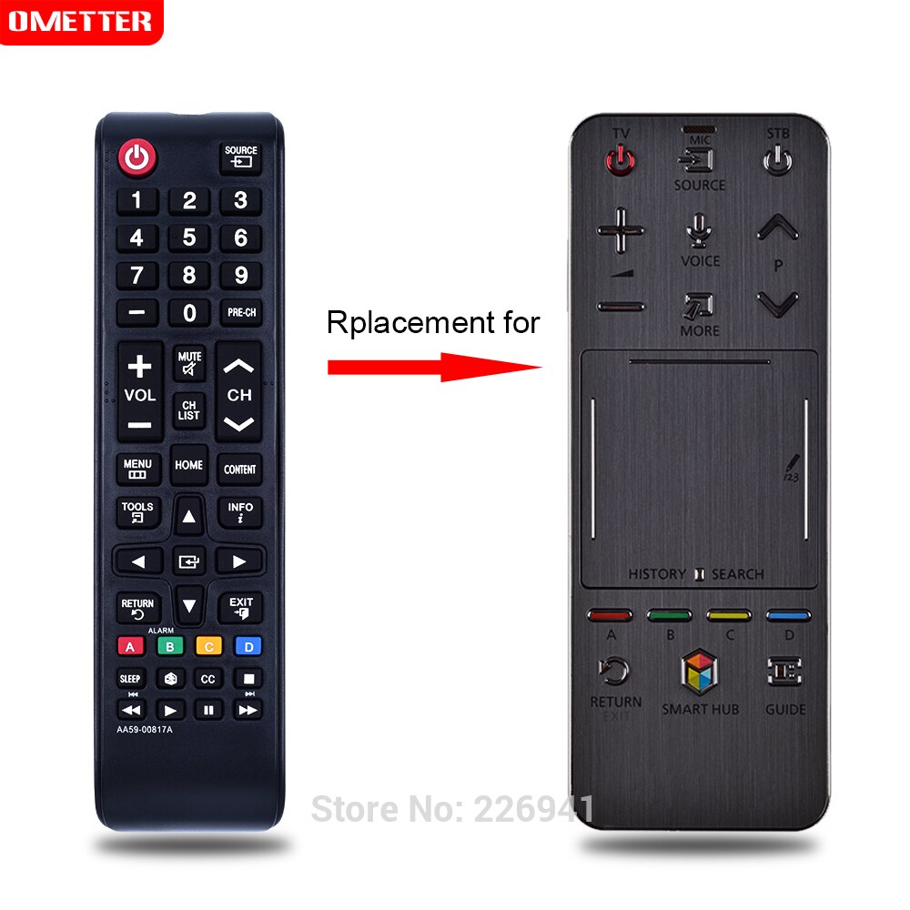 AA59-00817A remote control replacement use for Samsung smart tv UA55F8000J UA46F6400AJ Touch Control Remoto AA59-00767A