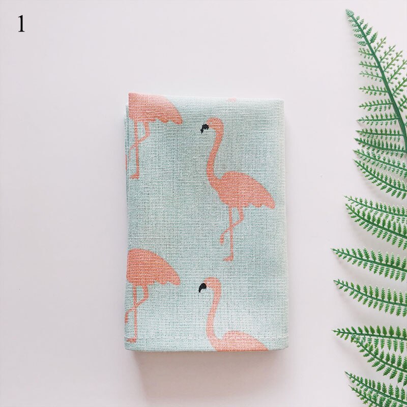 Plaid Cotton Placemat Fabric Table Mats Napkins Simple Japanese Style Tableware Kitchen Tool