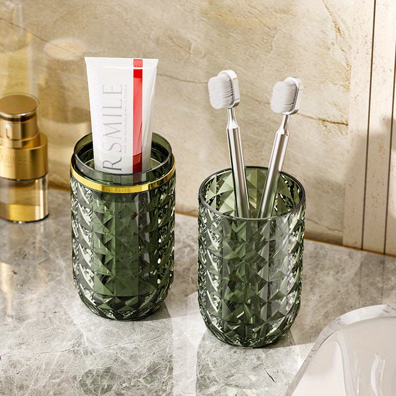 Luxury Travel Toothbrush Box With Mouthwash Cup Convenient Brushing Cup And Toothwash Tooth Cylinder For Bathroom Essentials