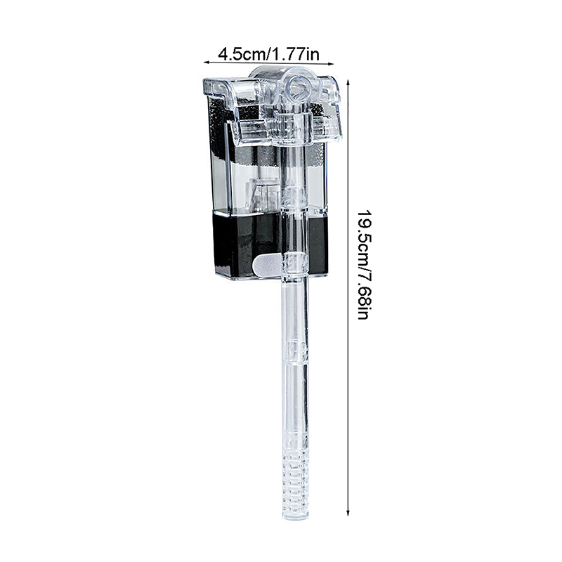 Filtre suspendu externe pour Aquarium, Mini filtre, Interface d'alimentation pour Aquarium, débit 2.5W 250H/L pour Aquarium inférieur à 30CM