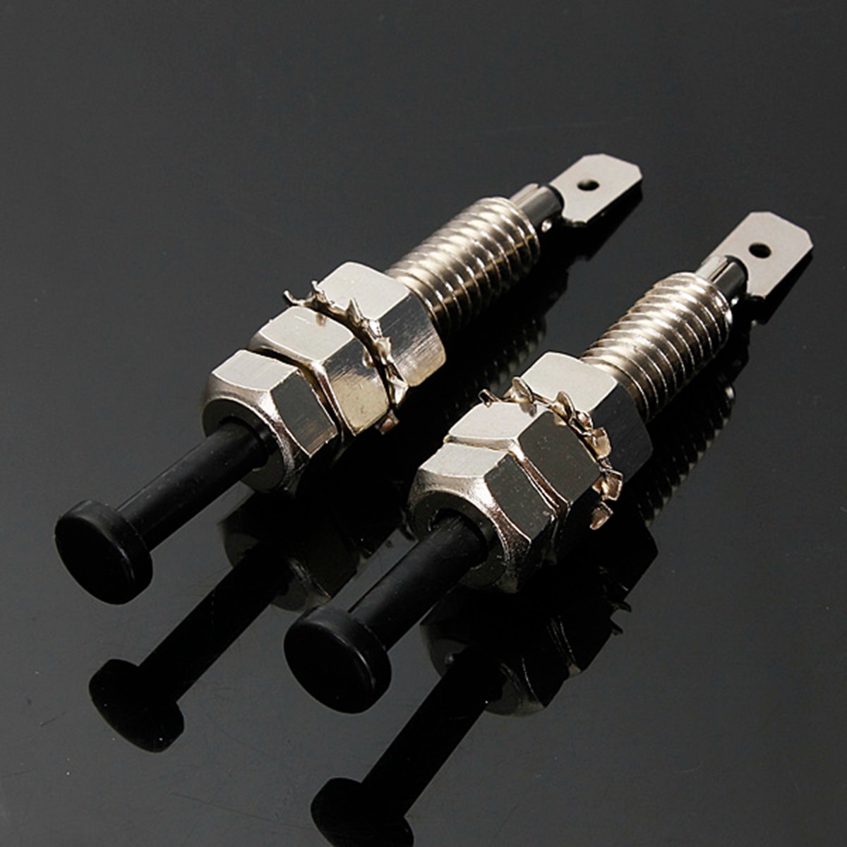 Pair Universal 70mm Car Alarm Security adjustable Auto Truck Hood Door Pin Switch