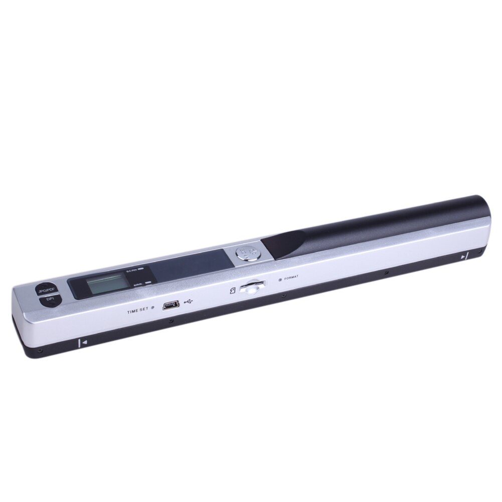 Instant Portable Scanner 900DPI LCD Display for JPG/PDF Format Document Image PUO88: silver
