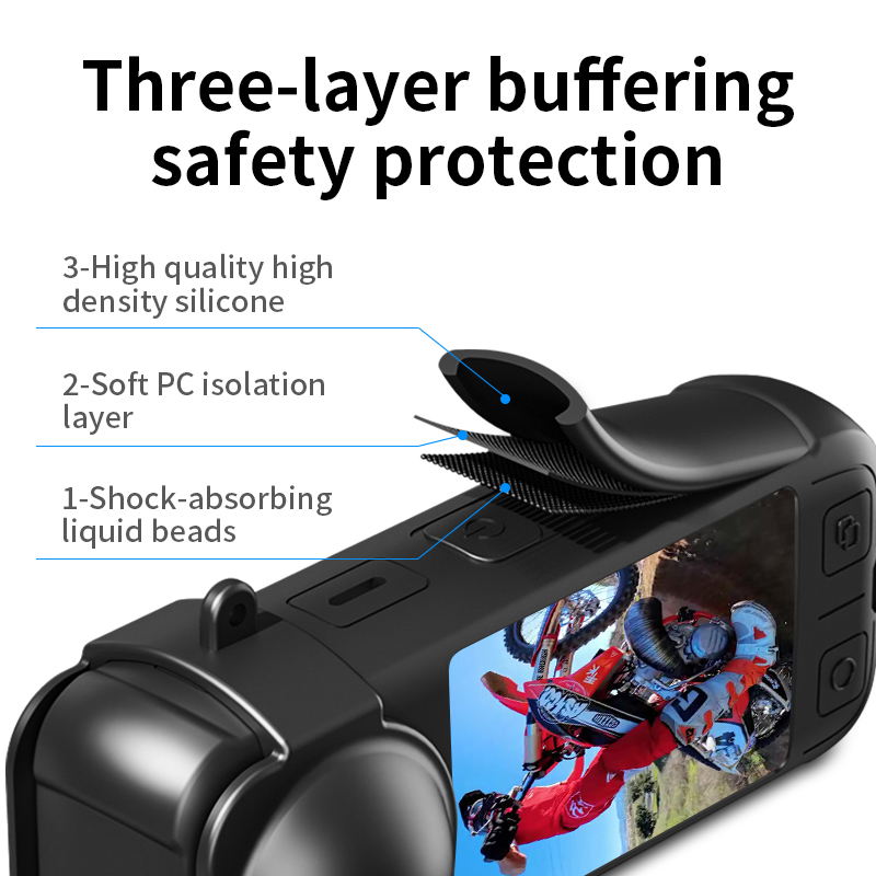 Voor Insta360 X4 Zachte siliconen lensbeschermhoes Panoramacamera Lensdop Screenprotector