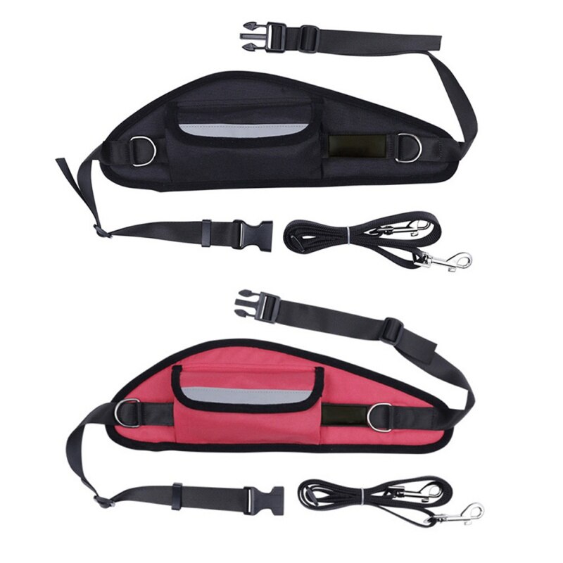 Draagbare afneembare geleideriem voor huisdieren, buitensporttraining, heuptas voor huisdieren