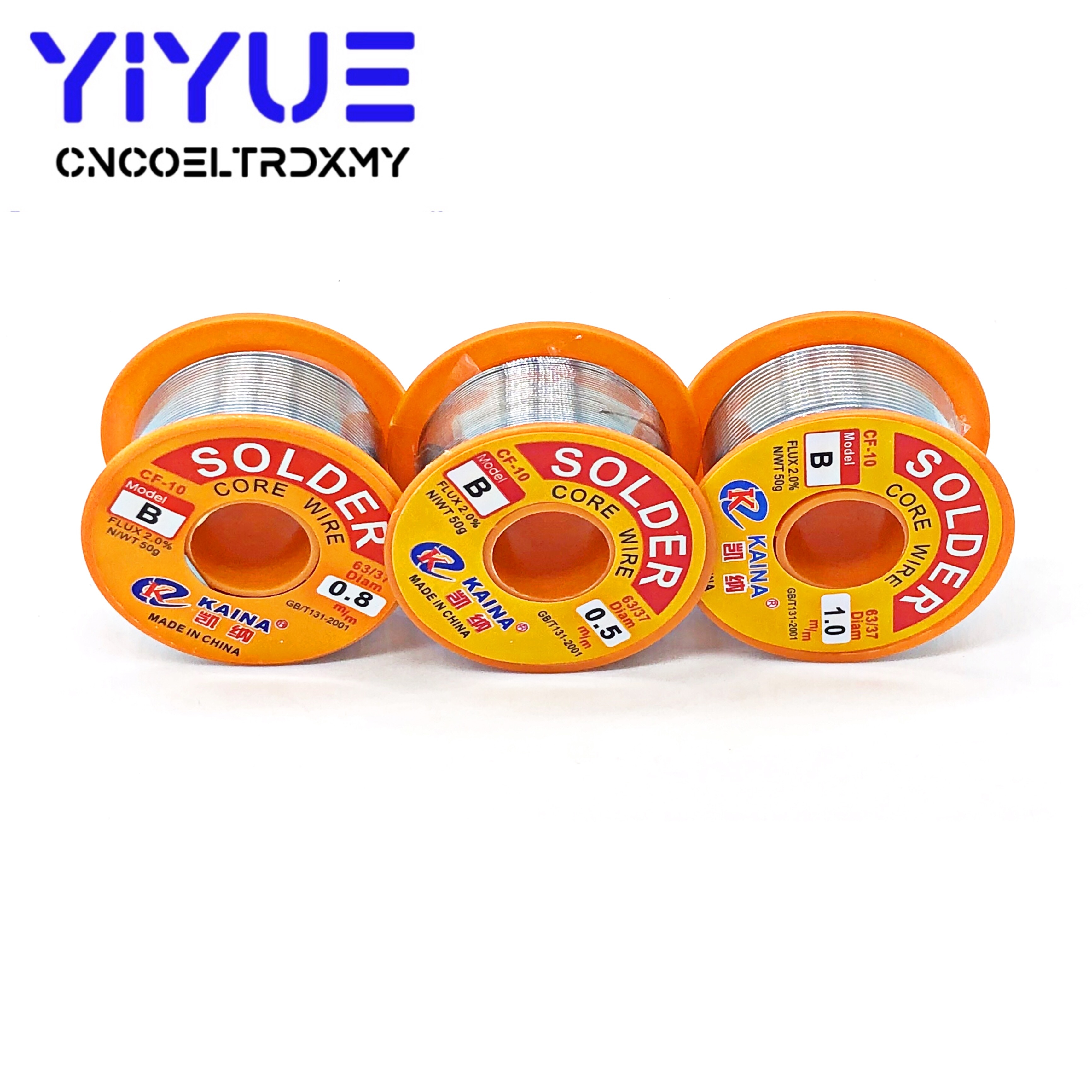 0.5/0.6/0.8/1 Mm 63/37 Flux 2.0% 45FT Tin Tin Lead Wire Melt Rosin Core Soldeer solderen Draad Roll