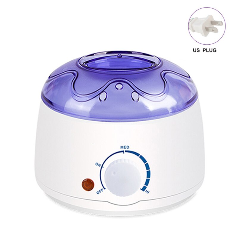 Elektrische ontharingsmachine, verwarmingselement, waxbonen, 10 stuks, houten stickers, sets wax, ontharing, epilator, elektrische wax-smeltverwarmer: Amerikaanse stekkermachine