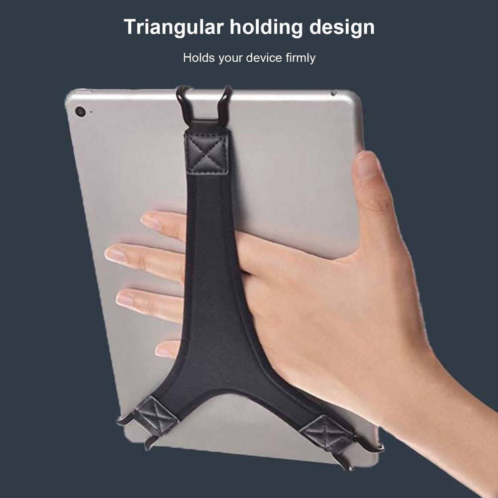 Draagbare Nylon Tablet Strap Voor Ipad 2/3/4 Air Pro Mini Bediening Met Een Hand Band Driehoek Fixed Flat handed Grip Bandjes