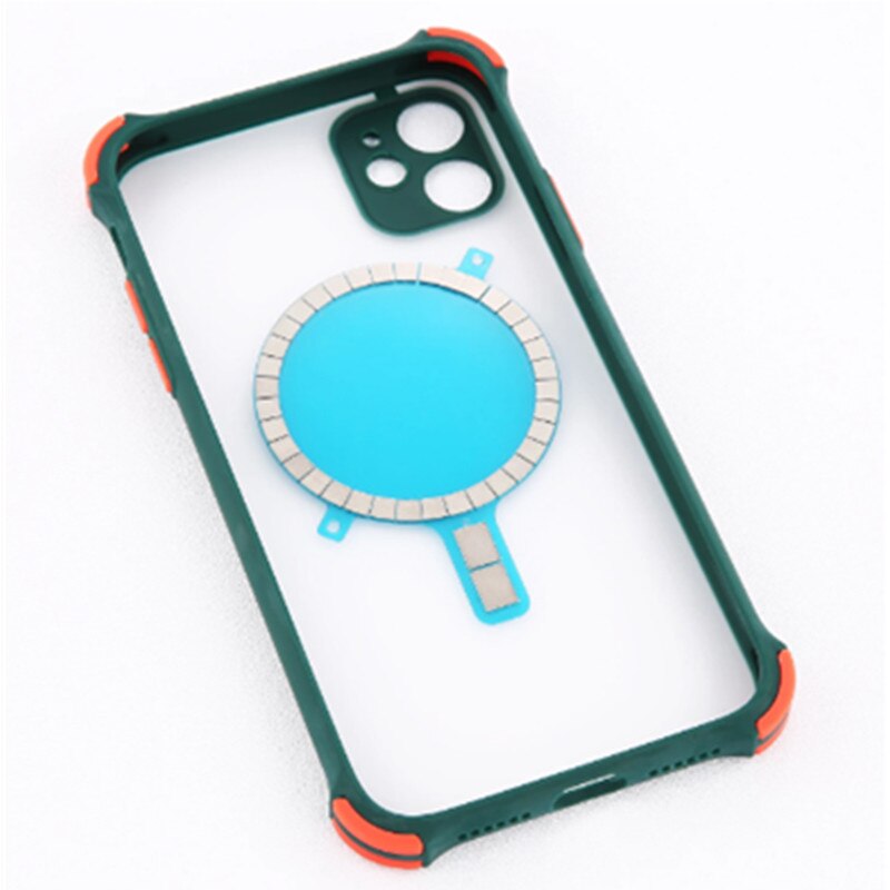 MacSafe Magnetic Wireless Charger Receiver For iPhone 12 Pro Max 11 8 + XS XR X 12Mini Magnet Mag Wireless Safe Charger Receiver