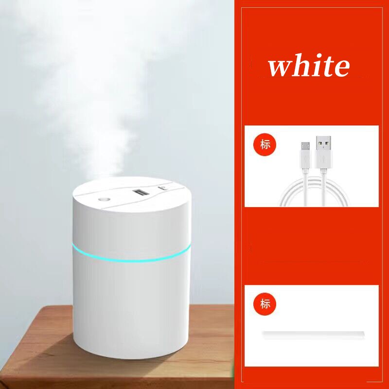 aria di casa Umidificatore Portatile USB senza fili Acqua aroma nebbia Diffusore Vita Mostra Aromaterapia Humidificador telecamera da letto di ufficio: bianca