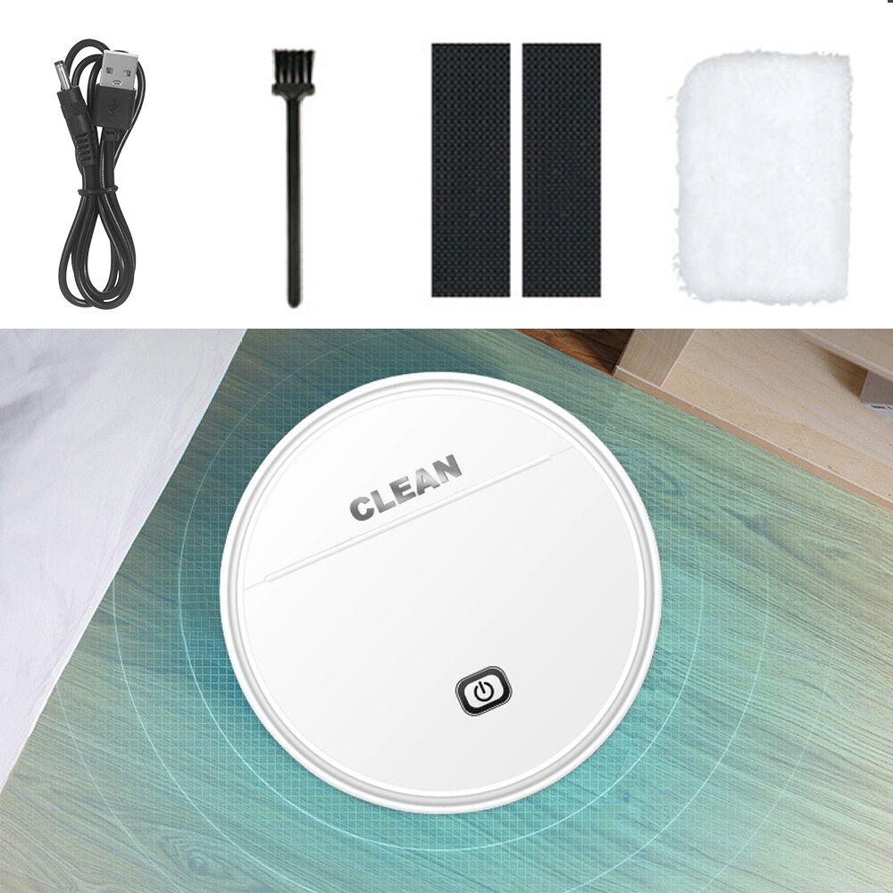 Robot Vacuum Automatic Robotic Vacuum Cleaner Mop and Vacuum 2-In-1 Ultra Slim Body High Coverage Long Battery Life Ideal