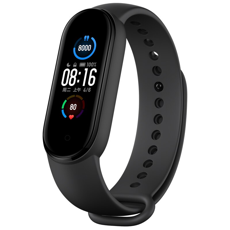 M5 Smart Wristband Sport Smart Bracelet Heart Rate Blood Pressure Smartband Bluetooth Heart Rate Monitor Watch M5 Smart Watch: Black