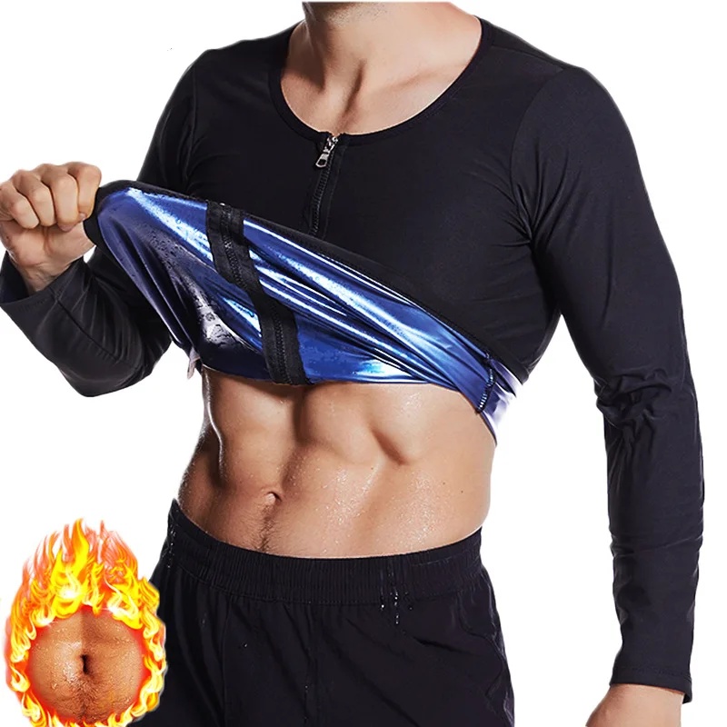 Männer Fitness Schwitzen Anzug Karosserie Gestalter Große Größe Weste Sport Bauch Inerator Kurzarm Kompression Kleidung: PP / Lila