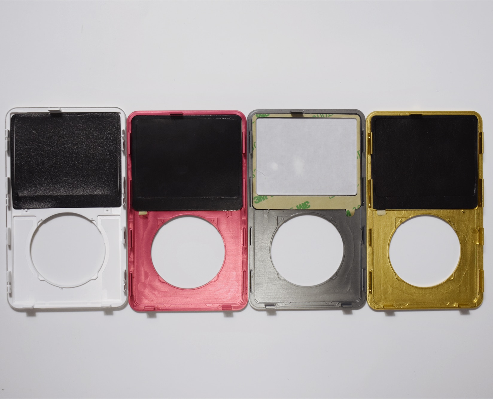For iPod Video iPod Classic Front Housing Case Transparent Cover Clear Plastic Shell For iPod 5th Gen Video For iPad Classic