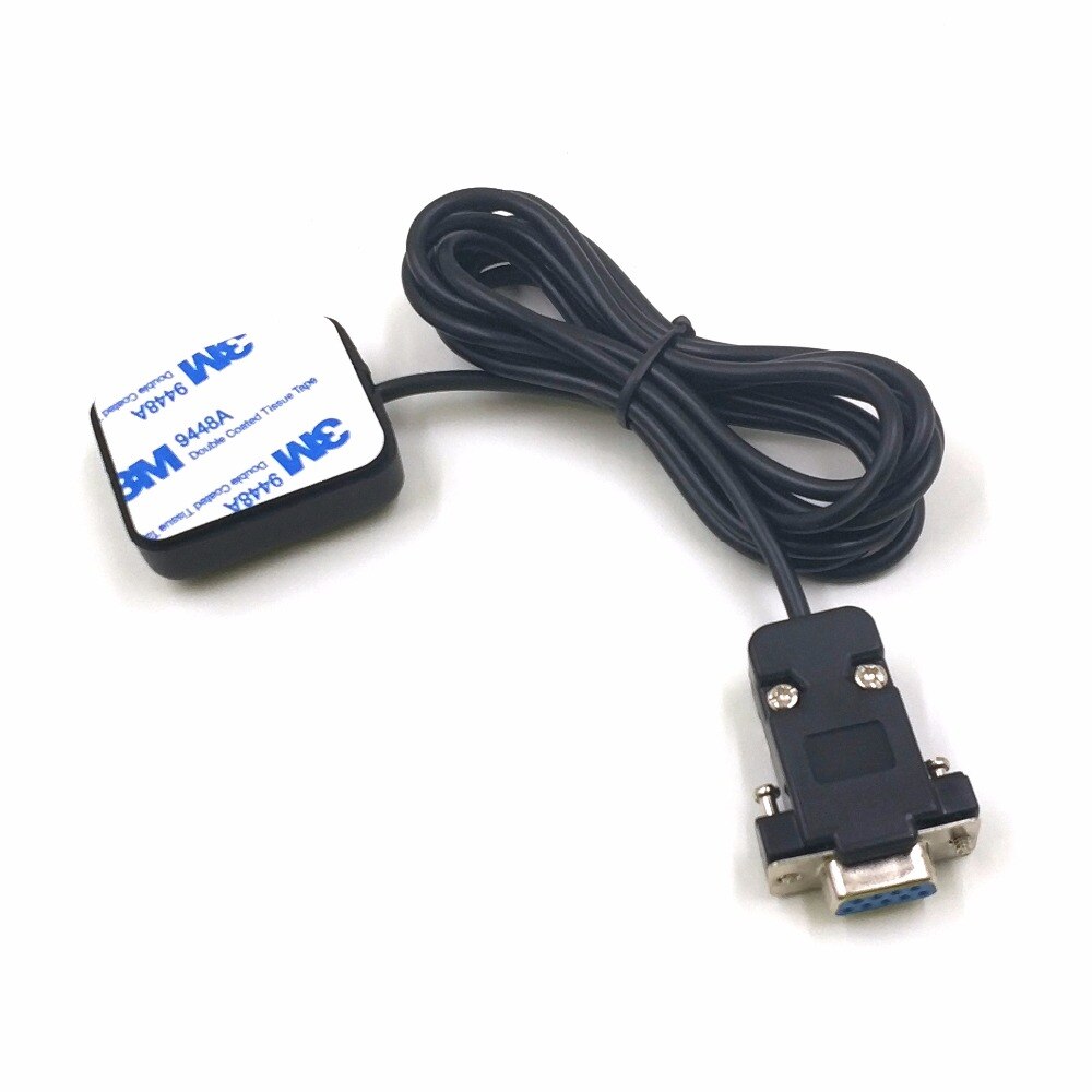 5.0V RS-232 DB9 female connector RS232 GPS receiver,9600bps,NMEA-0183 protocol,4M FLASH,with GPS module and antenna,BS-72D