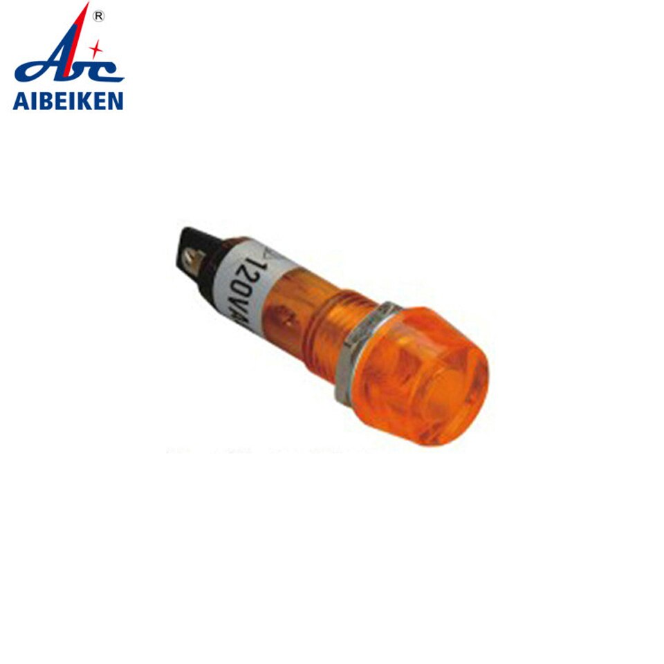 Electric oven 10mm mounting dia Indicator Light 12v 24v 220v red green pilot indicator plastic pin indicator lamp warning light