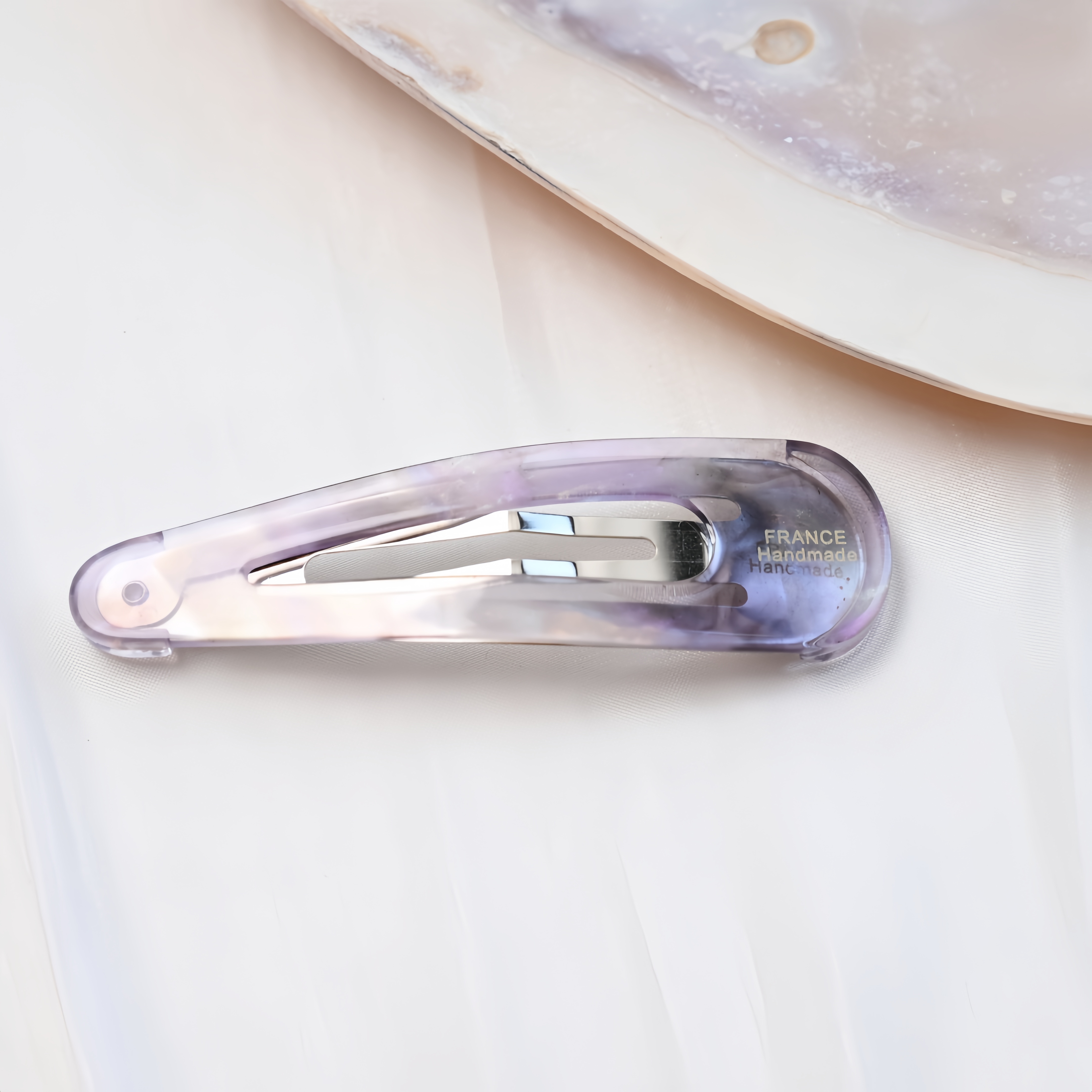 Czerwone spinki robić włosów Czarne klipsy dla dziewczynek i kobiet Acetatowe spinki robić włosów w kształcie kropli wody Akcesoria robić włosów o długości 7,3 cm: czarny