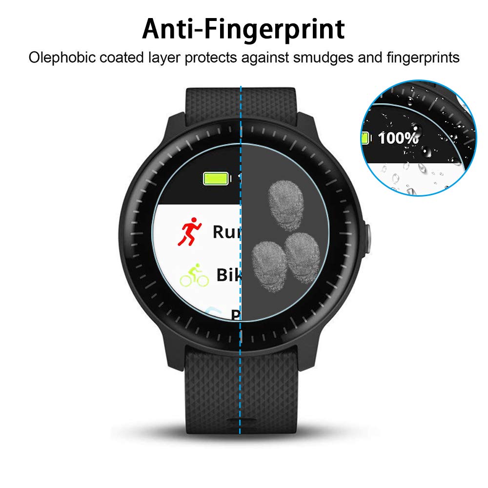 Ultra Clear Tempered Glass For Garmin Vivoactive 3 music Screen Protector Protective Film Guard Watch Vivoactive3 Display Cover
