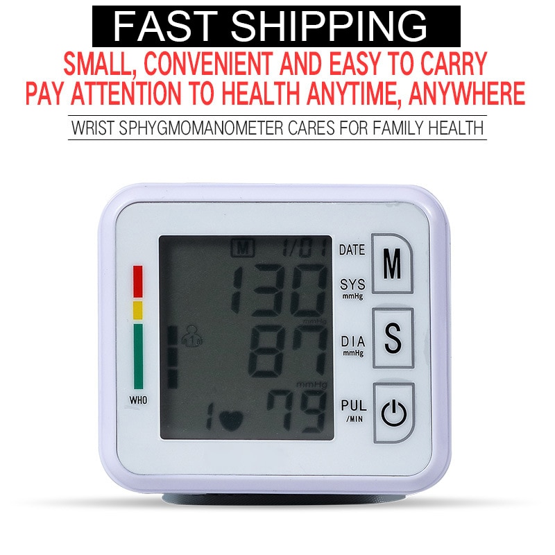 Medische Digitale Bloeddrukmeter Bloeddrukmeter Vinger Pulsoxymeter Body Thermometer Armband Bloeddrukmeter
