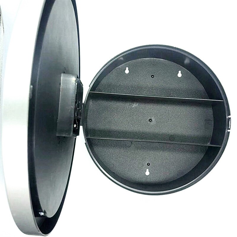 Boîte de sécurité ronde en forme d'horloge | Boîte de sécurité discrète, horloge murale, coffre-fort avec sac anti-odeur de alimentaire