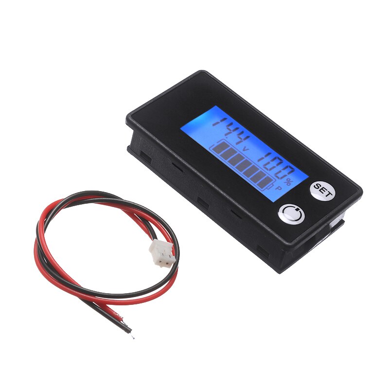 Multi-function Universal Battery Meter BMS LCD Digital Capacity Indicator Voltmeter With LCD Temperature Voltmeter