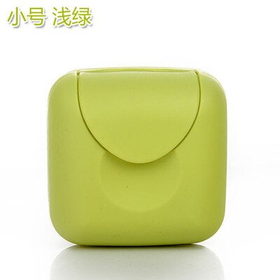 Plastic Travel Hygiene Storage Box Small Portable Storage Box with Buckle for Easy Cleaning Leak Proof Soap Holder: style14