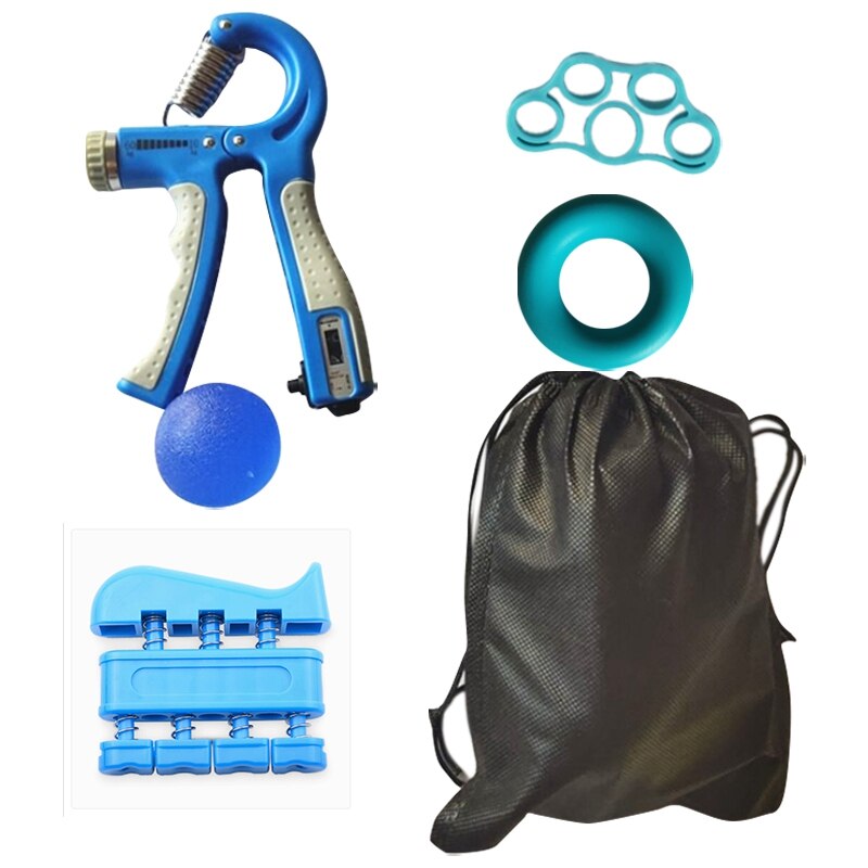 -Counting Grip Grip Ball Bidirectional Finger Force Device Grip Ring Rally Device Hand Exercise Set: Default Title