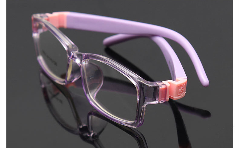 Bendable No Screw Kids frame glasses Boy Child glasses Flexible Children frames eyewear TR90 Optical glass 8816 for 5-10 yearold: C3
