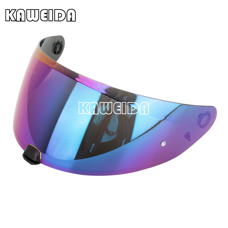 Visière de casque de moto HJC HJ-31, pour HJC I70 I10, Anti-UV, Anti-poussière, accessoires d'objectif de casque: Bleu