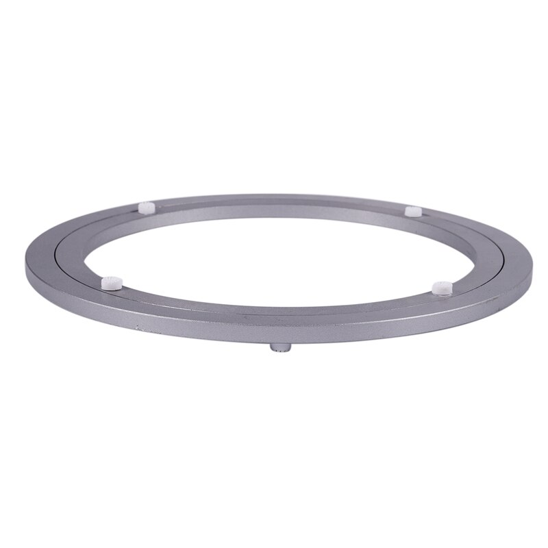 Aluminium Draaitafel Lager Kwartelplaat 16 Inch Zilver