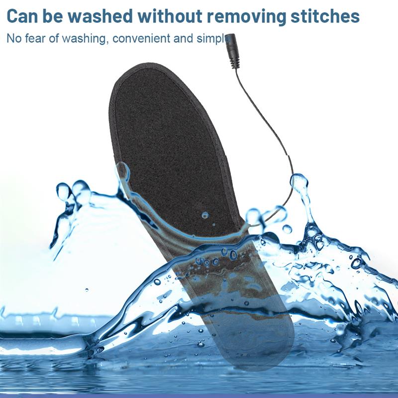 USB Erhitzt Schuh Einlegesohlen Füße warm Socke Pad matt Elektrisch Heizung Einlegesohlen Waschbar Winter warm Thermische Einlegesohlen unisex