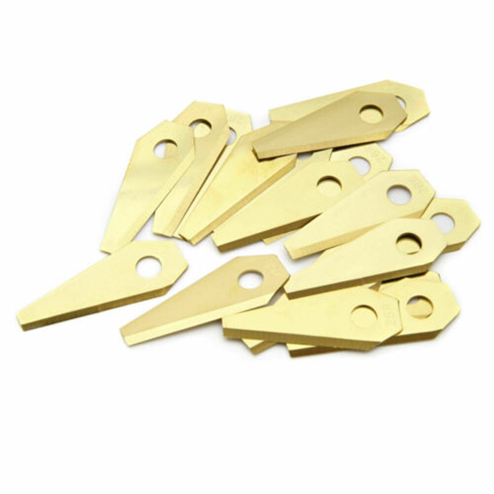 Voor Bosch Indego 30Pcs Metalen Platen Robotic Grasmaaier Messen Gras Trimmer Parkside Strimmer Indego 350 400 800 1100 sluit