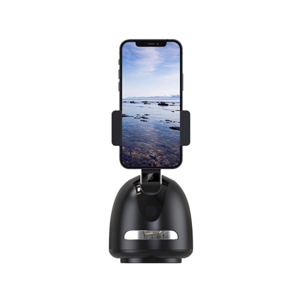 Auto Face Tracking Gimbal Phone Rotary Shooting Video Record Stabilizer Live Smart AI Follow-Up Photo Vlog Record Accessories: Black