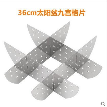 Verdikking roestvrij staal sichuan chongqing chafing dish sudoku pittige pot soep stoofpan pan chinese fondue kom: 2