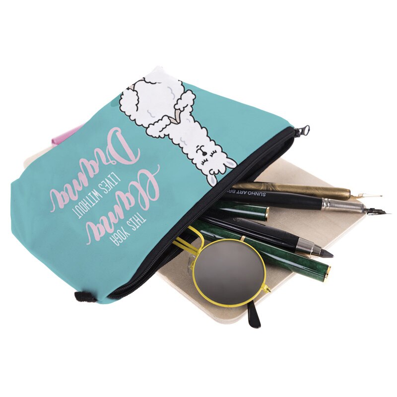 Jom Tokoy Cosmetische Organizer Tas Make Up Printing Lama Cosmetische Tas Mode Vrouwen Make-Up Tas Hzb921