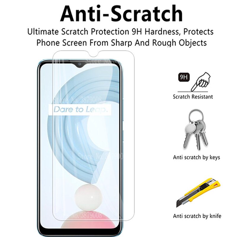 Verdadero yo c 21 DE 2in1 Cámara protectores para oppo verdadero yo real mi c21 21c película de la pantalla del teléfono cubierta realmec21 6,5 ''fundas