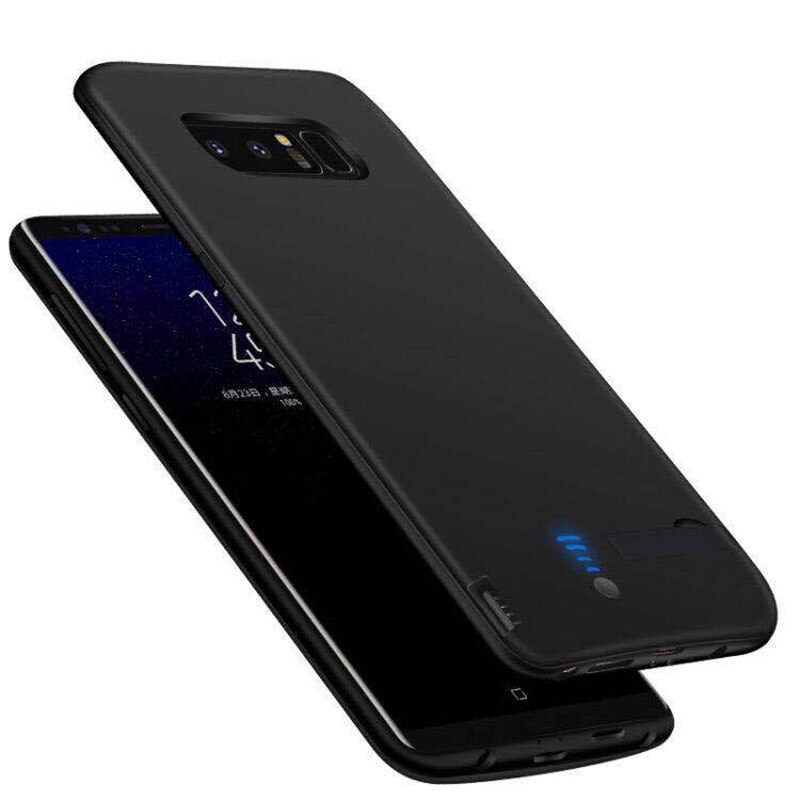 Batterijladerhoesje voor samsung galaxy note 8 , zacht tpu-oplaadhoesje voor samsung note 8 n9500 batterijhoesje