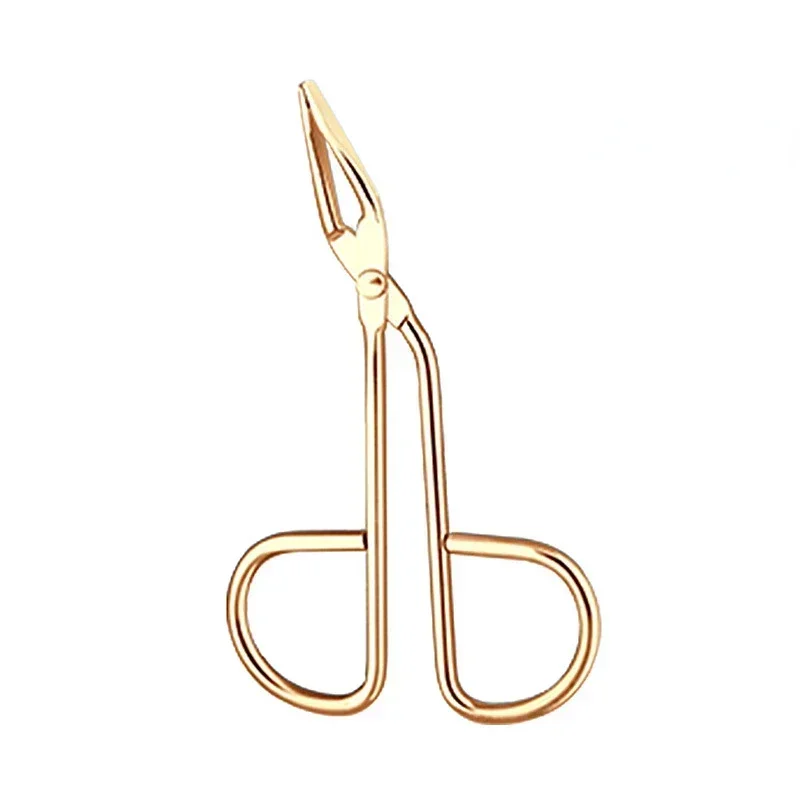 Profession elle Ellbogen Augenbrauen zange Clip Schere Pinzette gerade spitze Edelstahl Augenbrauen Zupfen Make-up Beauty Tools: Gold