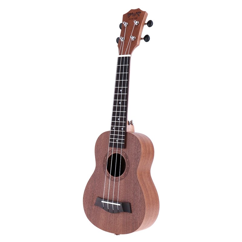 21 Inch Professionele Sopraan Ukulele Uke Sapele 15 Fret Vier Snaren Bruin Muziekinstrument