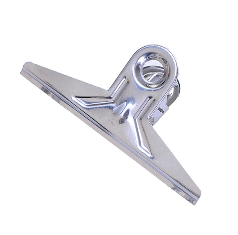 2 Stk/partij Rvs Map Ijzeren Klem Paperclip Zwaluwstaart Clips Kantoorbenodigdheden Hebben Kleine En Grote Maat
