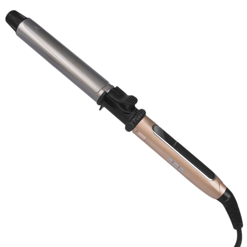 Ceramic Hair Curler Rotating Curling Iron Wand Curling Irons LCD Wand Curlers Hair Styling Tools: EU