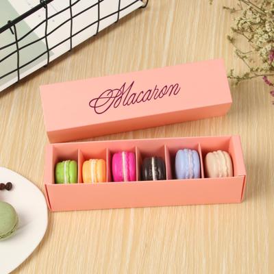 10/20Pc Wit Macaron Doos Met Roze Wit Zwart En Groen Dessert Macaron Dozen Gunsten En Verpakking dozen Voor 12 Macarons: C / 20pcs