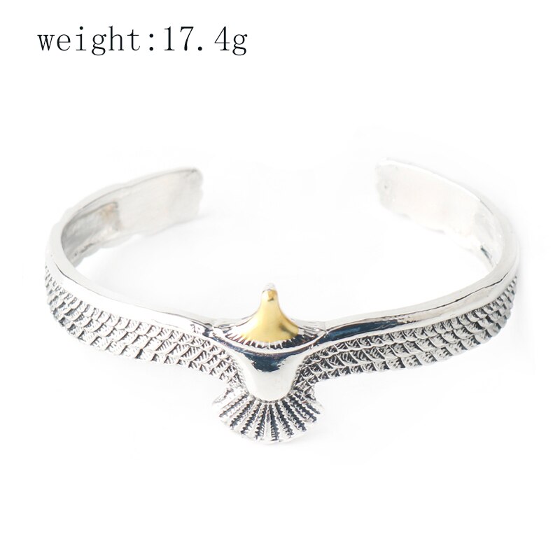 Eagle Mode-sieraden Accessoires Persoonlijkheid Punk Gothic Rvs Armband Paar Hangers Bangles Pulseras Браслеты